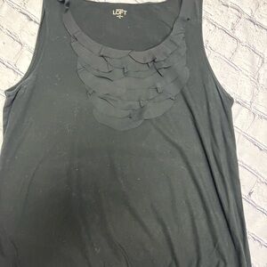 LOFT Women's Black Sleeveless Top